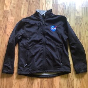 WeatherTex NASA zip up jacket wind breaker, black size medium